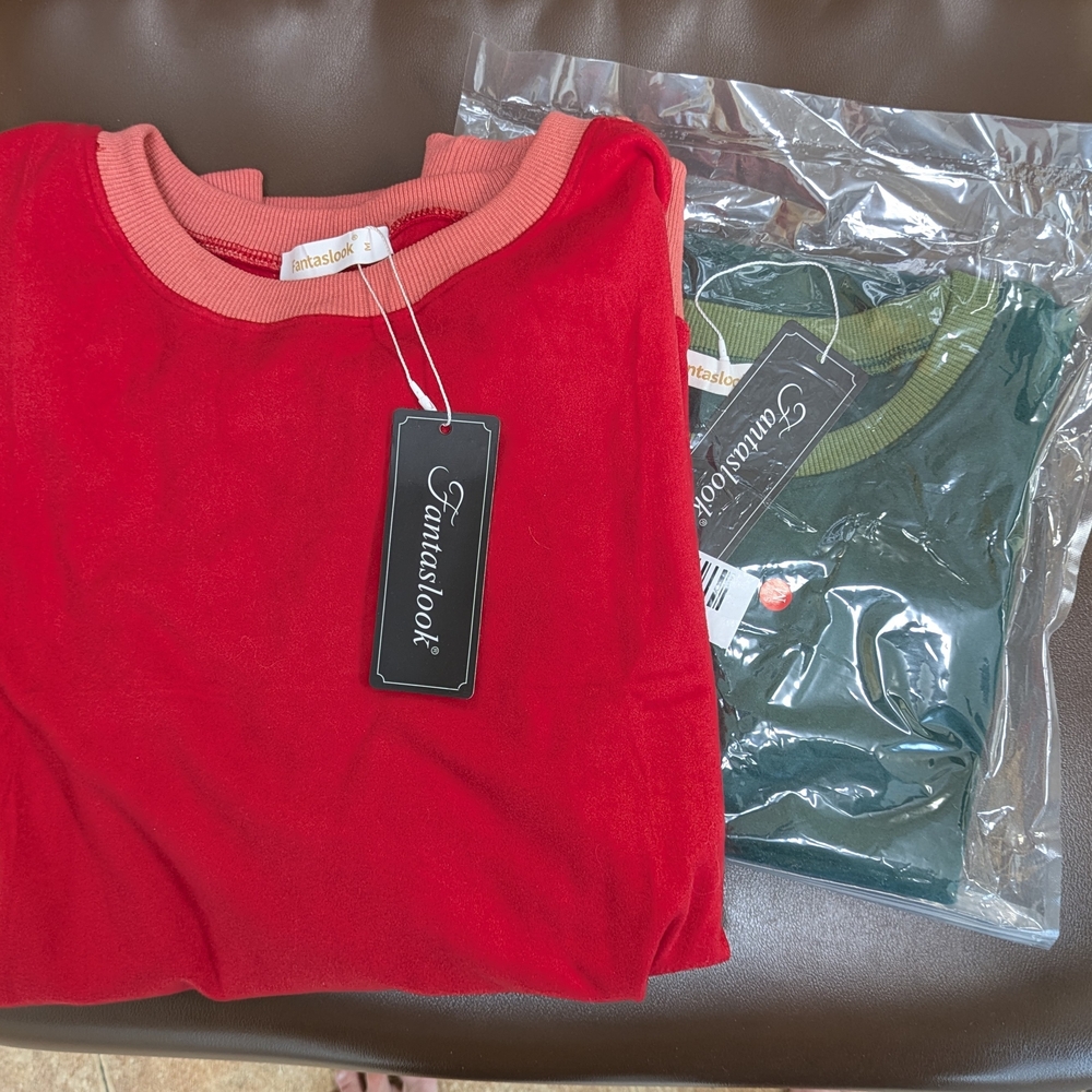 2 Woman's Crew neck Tops
